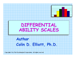 differential ability scales