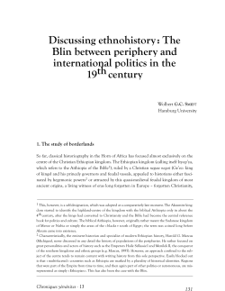 Discussing Ethno History W Smidt