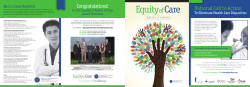 National Ca - Equity of Care