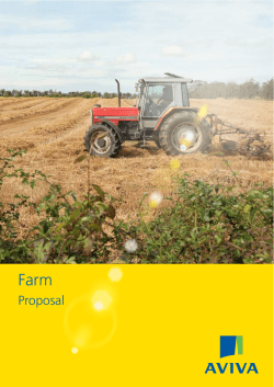 Proposal - Farm First Insurance