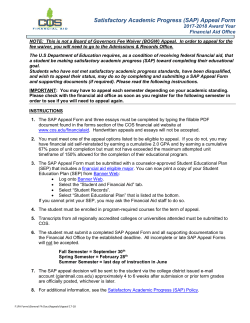 17-18 SAP Appeal Form