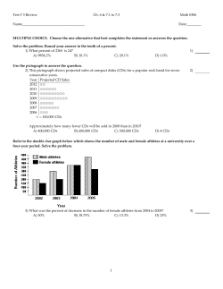 Test # 3 Review Math 0306 Fall 2010.tst