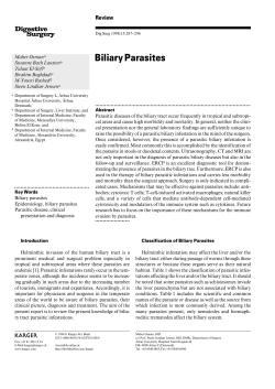 Biliary Parasites