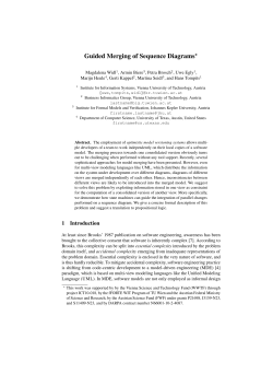 Guided Merging of Sequence Diagrams