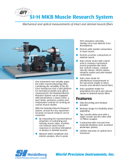 SI-H MKB Muscle Research System