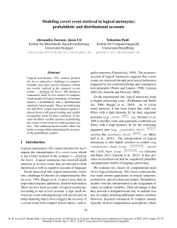 Modeling covert event retrieval in logical
