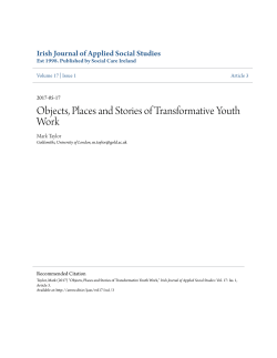 Objects, Places and Stories of Transformative Youth