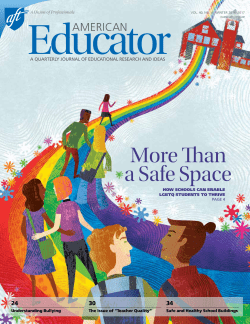 American Educator, Winter 2016 - American Federation of Teachers