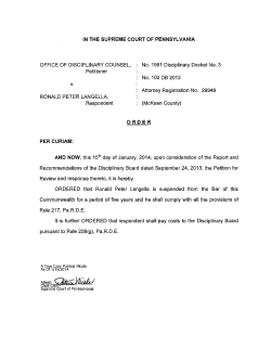 suspension - Pennsylvania Courts