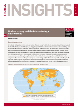 Nuclear latency and the future strategic environment