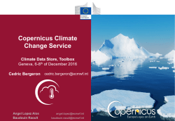 Copernicus Climate Change Service