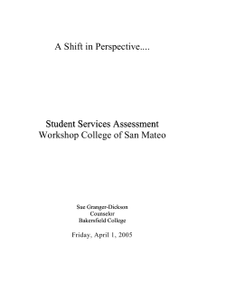 Student Services SLO Workbook