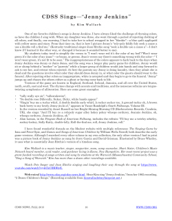 CDSS Sings—“Jenny Jenkins”