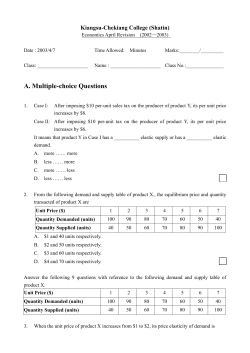 A. Multiple-choice Questions