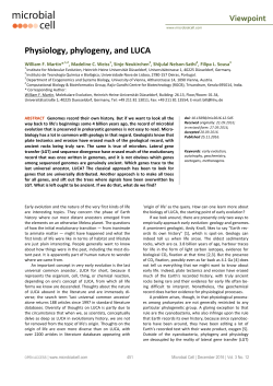 2016A Martin Microbial Cell - Molekulare Evolution