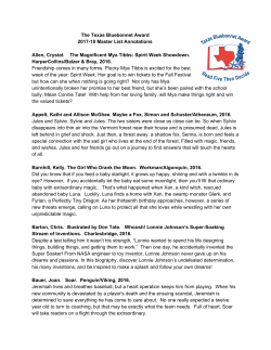 TBA 2017-18 Master List with Annotations