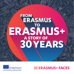33 Erasmus+ faces - European Commission