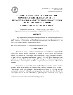 STUDIES ON FORMATION OF FIRST NEUTRAL MONONUCLEAR