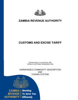 Introduction to Tariff Guide