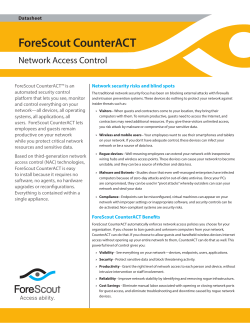 ForeScout CounterACT