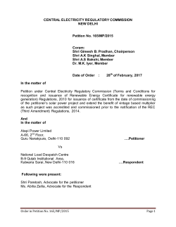 Terms and Conditions for recognition and issuance of