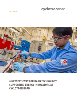 A New Pathway for Hard Technology
