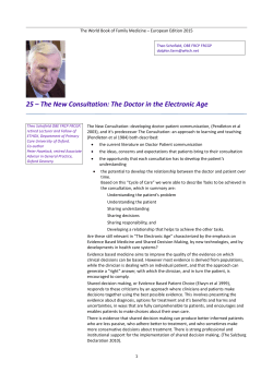 The New Consultation