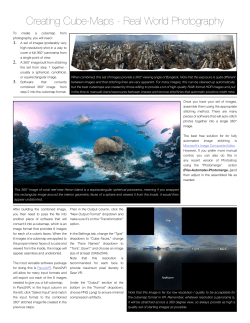 Creating Cube-Maps - Real World Photography