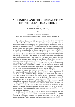 of the subnormal child - Archives of Disease in Childhood