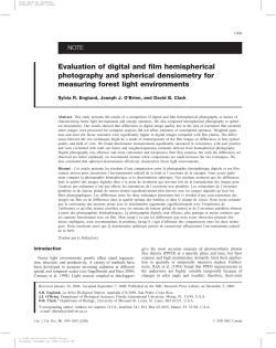 Evaluation of digital and film hemispherical
