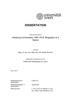dissertation - E-Theses