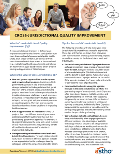 cross-jurisdictional quality improvement