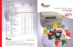 DS-9623B Allegra&reg; X-12 Series Benchtop Centrifuges