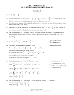 Samples Responses Q6 - AP Central