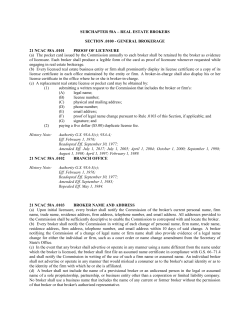 chapter 58 real estate commission subchapter