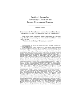 Hernandez v. Texas and the Interest