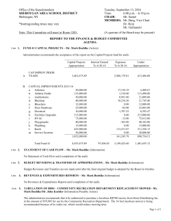Agenda - Sheboygan Area School District