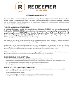 Community - Redeemer Burbank