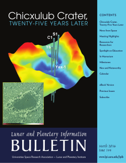 The Chicxulub Crater, Twenty-Five Years Later