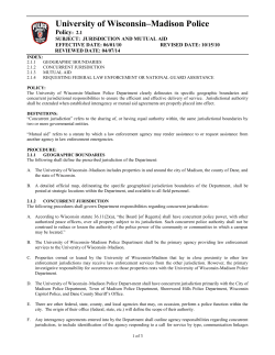 University of Wisconsin&ndash;Madison Police - UW