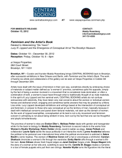 Press Release - Central Booking Gallery