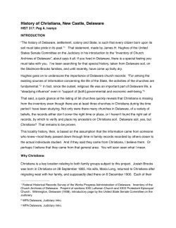 History of Christiana