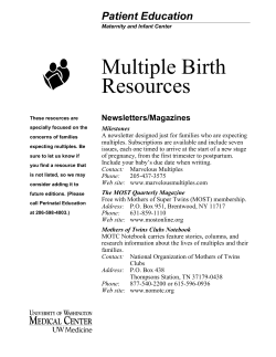 Multiple Birth Resources