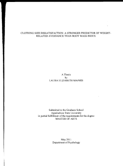 Clothing Size Dissatisfaction