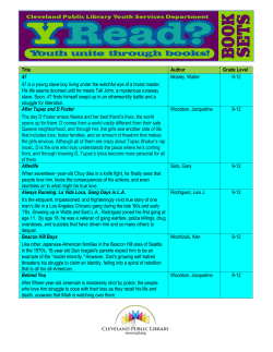 Title Author Grade Level 47 47 is a young slave boy living under the