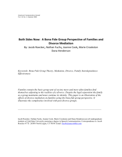 Both Sides Now: A Bona Fide Group Perspective of