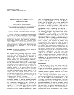 Intermolecular interactions in sulfuric acid-water system