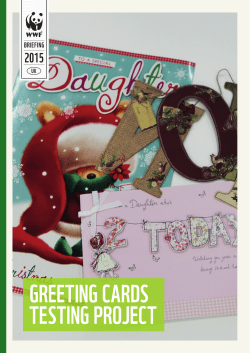 greeting cards testing project