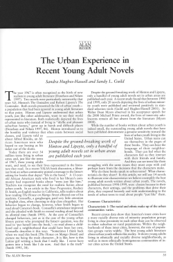 ALAN v29n3 - The Urban Experience in Recent Young Adult Novels