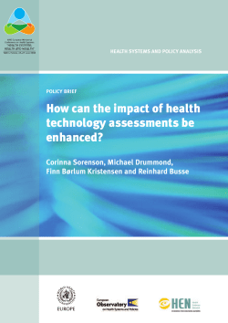 How can the impact of health technology